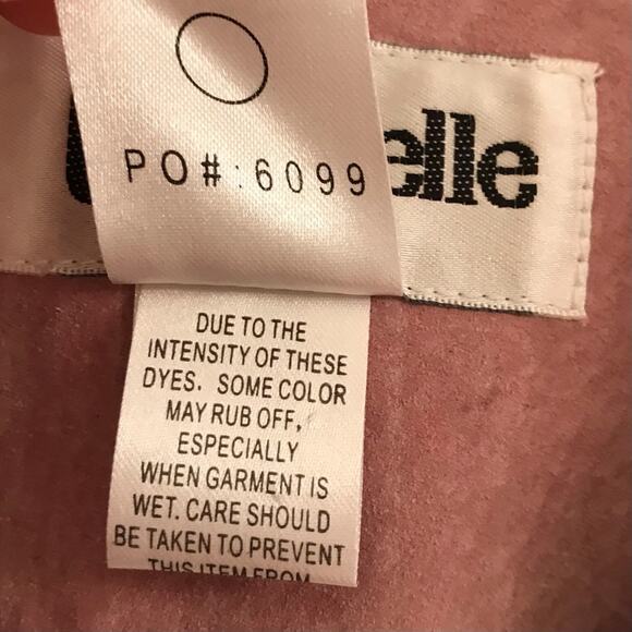 Bagatelle Light Pink Genuine Leather Jacket Size 14 - Picture 6 of 7